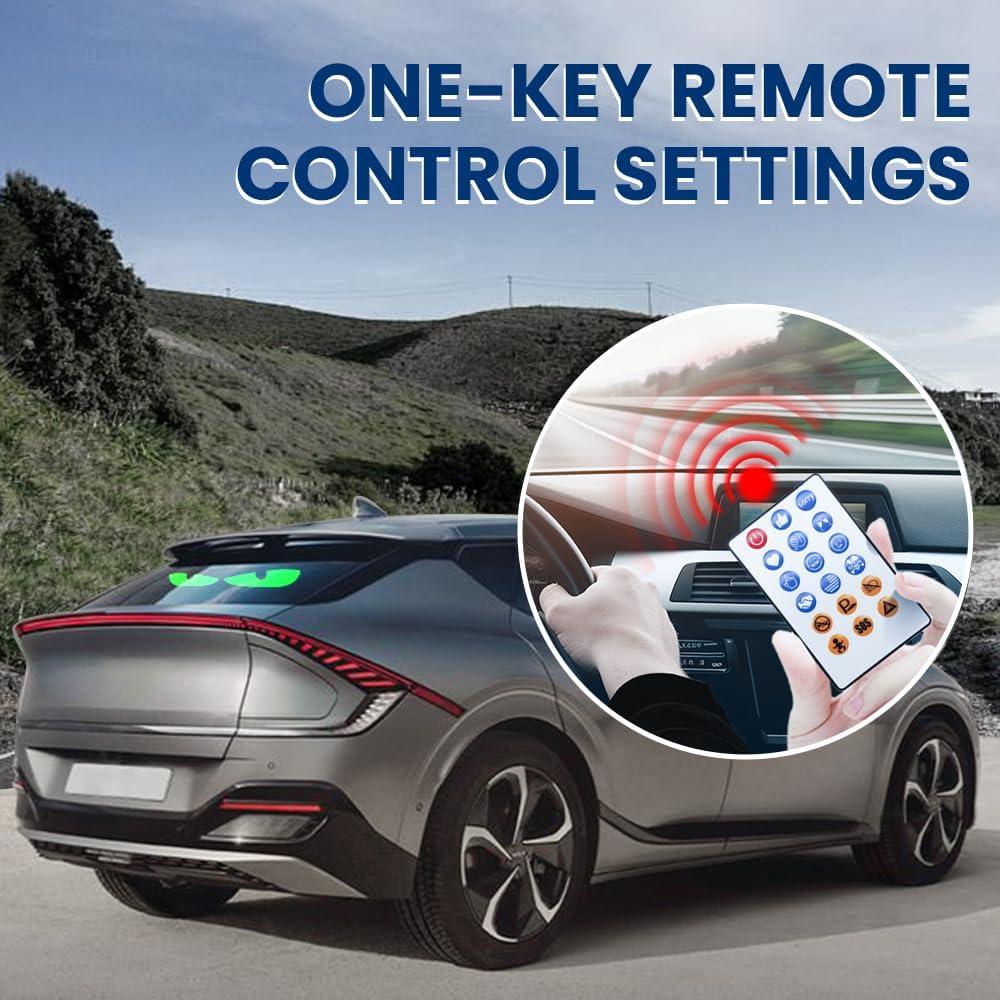 Ojos LED Diablo Wonhag DVEYES para Parabrisas de Coche 17.78x7.62cm