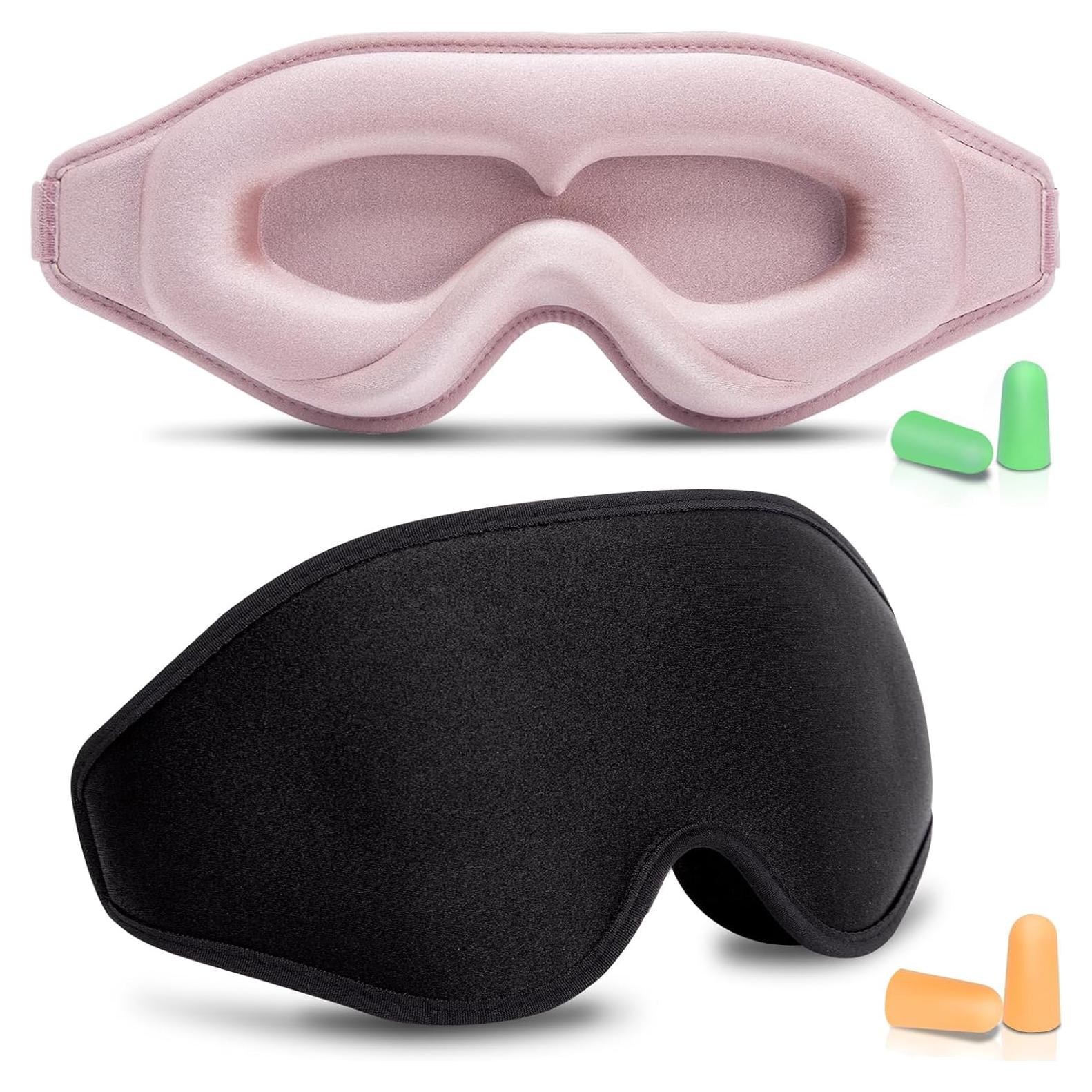 Máscara de Sueño BeeVines 3D para Pestañas - Paquete de 2