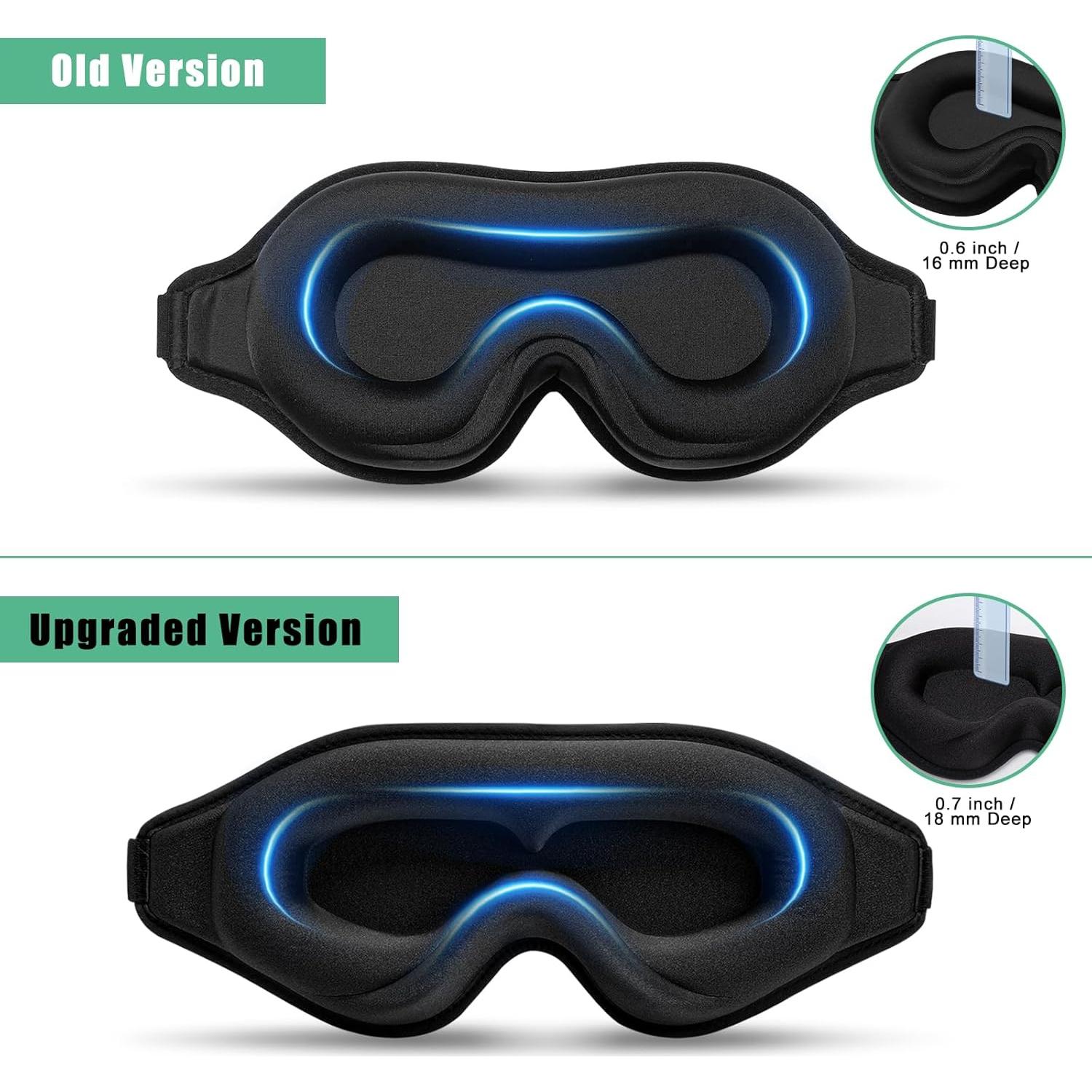 Máscara de Sueño BeeVines 3D para Pestañas - Paquete de 2