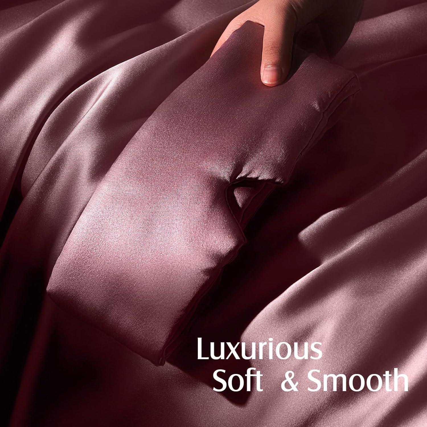 Máscara de Seda YFONG Rosa 100% Seda Morera Ajustable