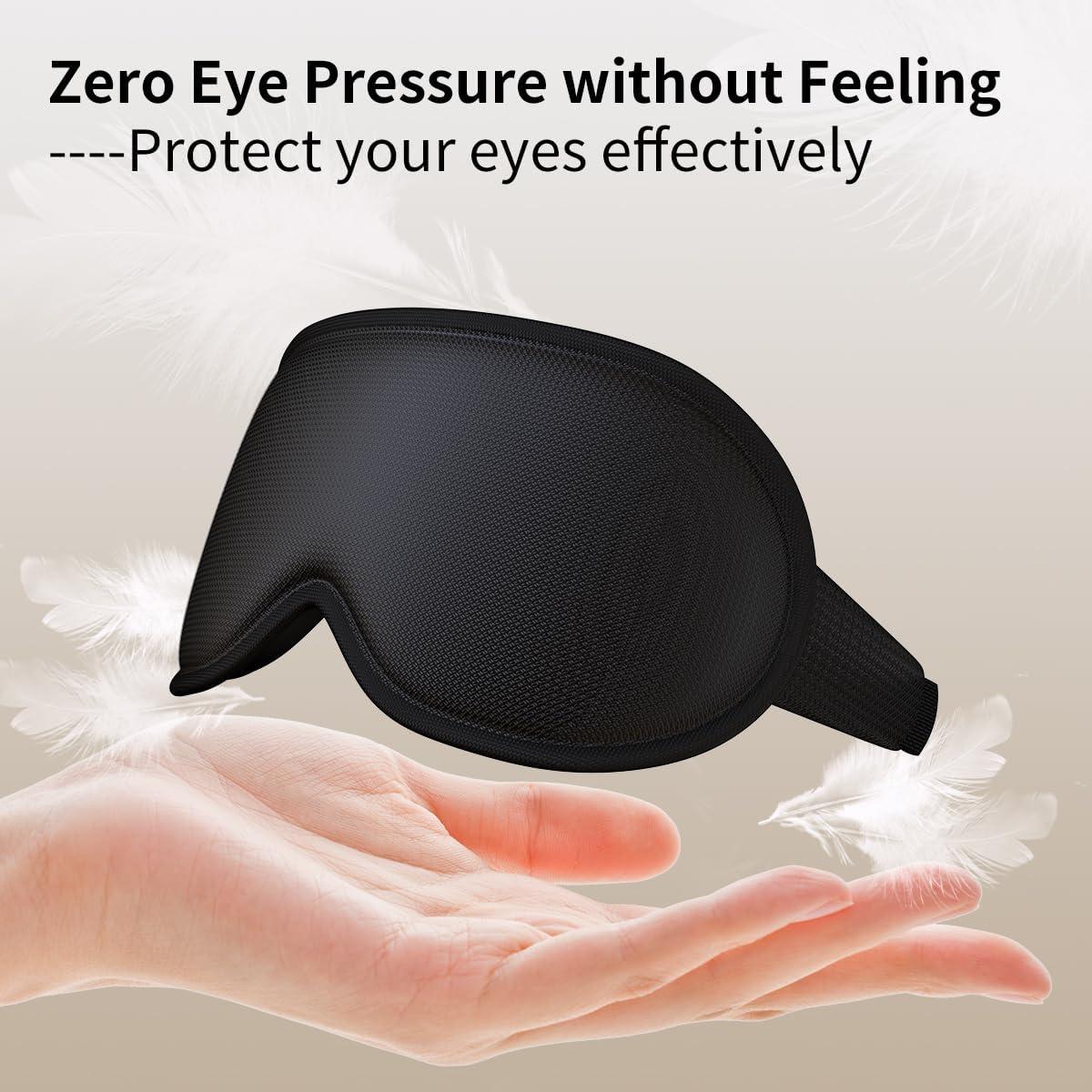 Máscara de Ojos Easysleep 3D Ajustable Bloqueo Luz