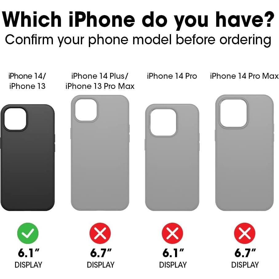 Funda OtterBox Commuter para iPhone 14 y 13 - Azul