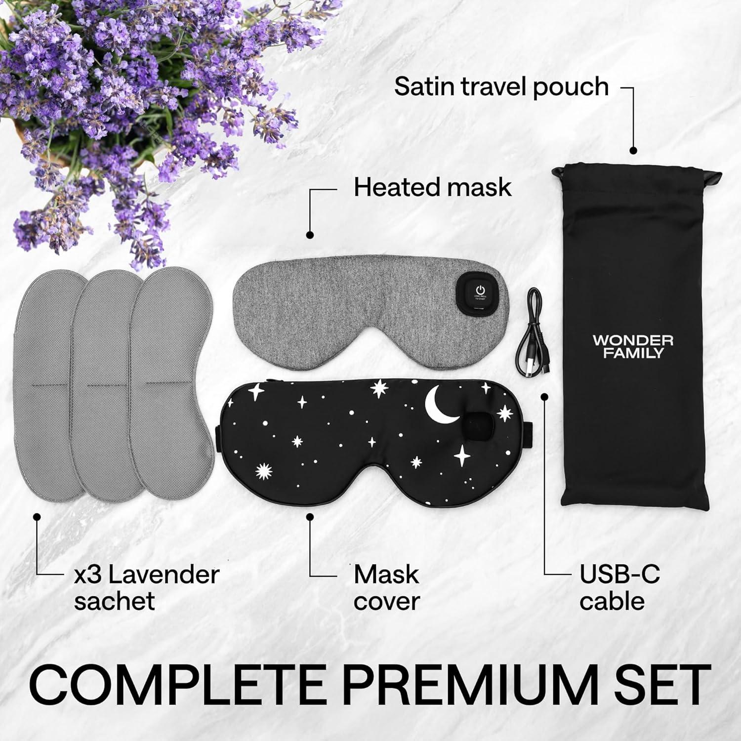 Máscara Térmica WONDER FAMILY para Ojos Secos y Migrañas