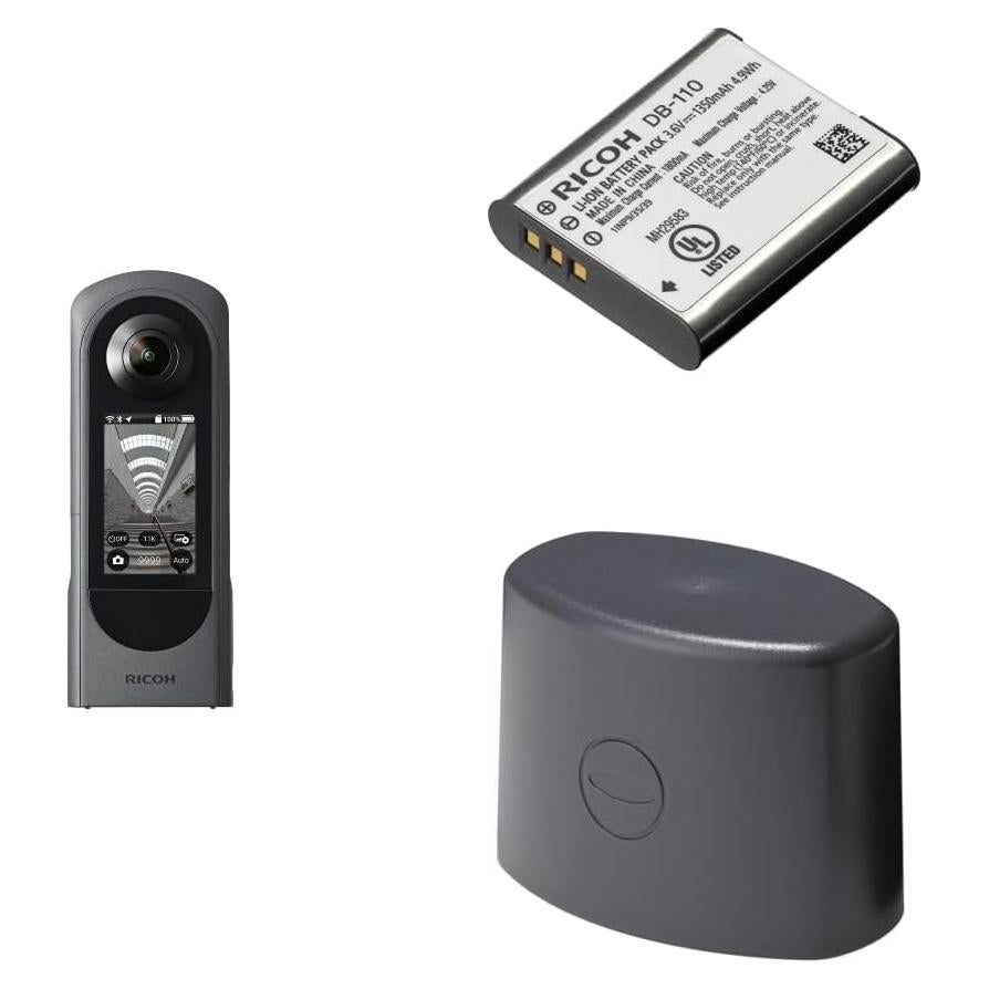 Cámara 360 Grados Ricoh Theta X 60MP 5.7K Pantalla Táctil
