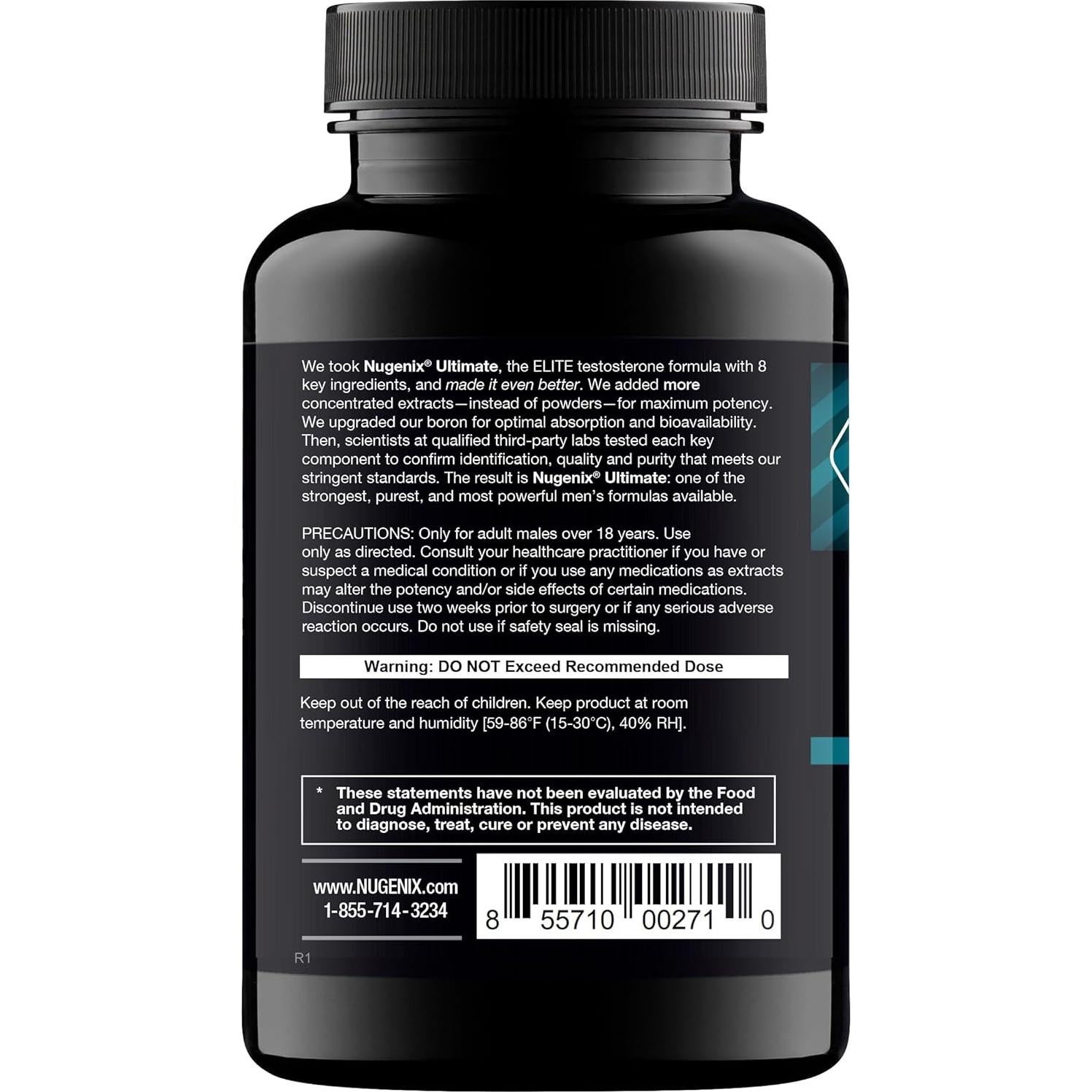 Suplemento de Testosterona Nugenix Ultimate - 56 Cápsulas