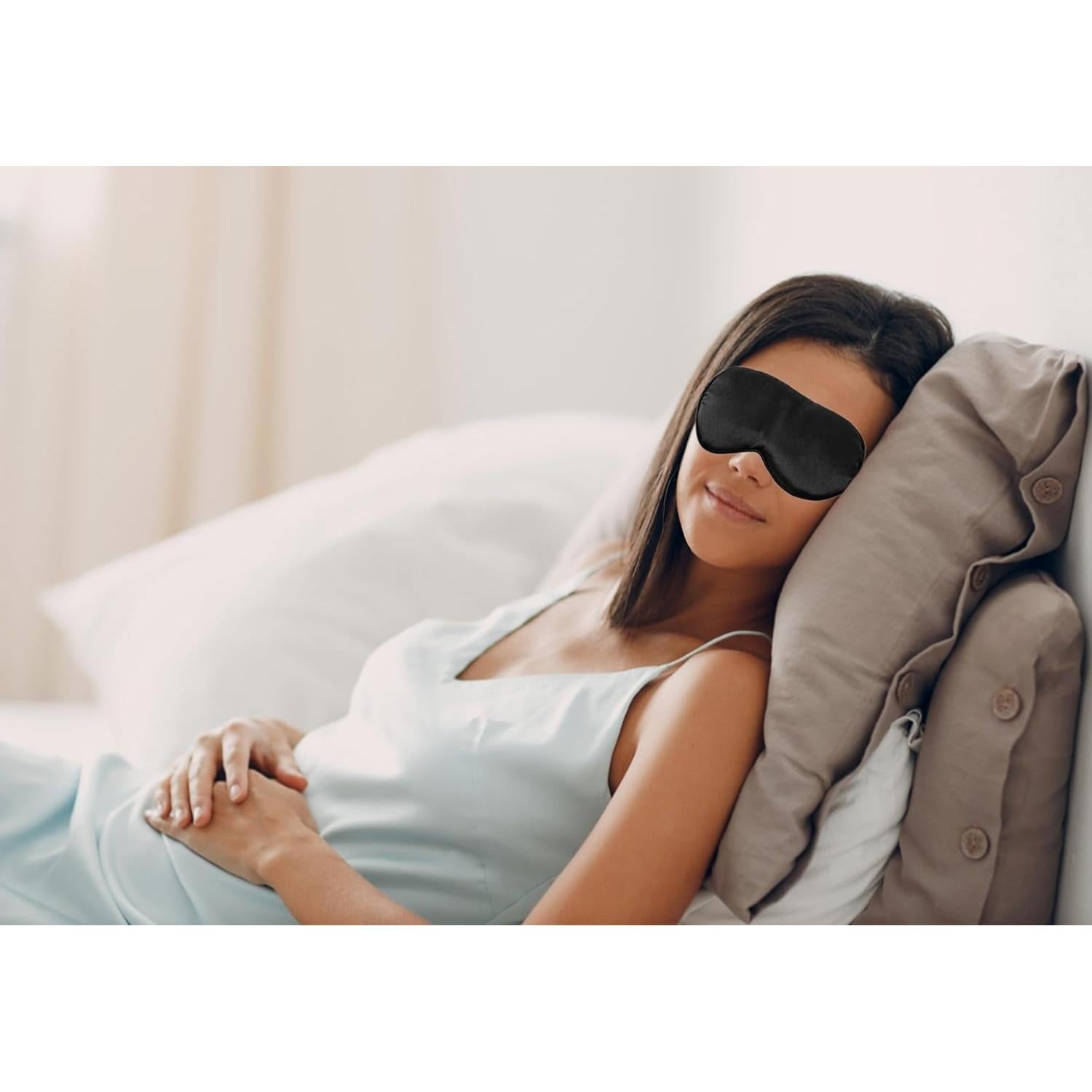 Máscara para Dormir LMGERBUD114, Tela Suave y Ligera, 1 Cuenta