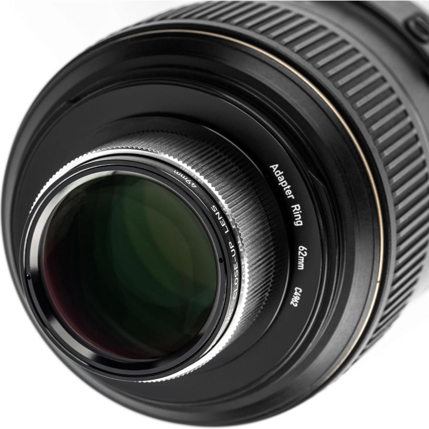 Kit de Lentes Macro NiSi 49mm con Filtro y Adaptadores