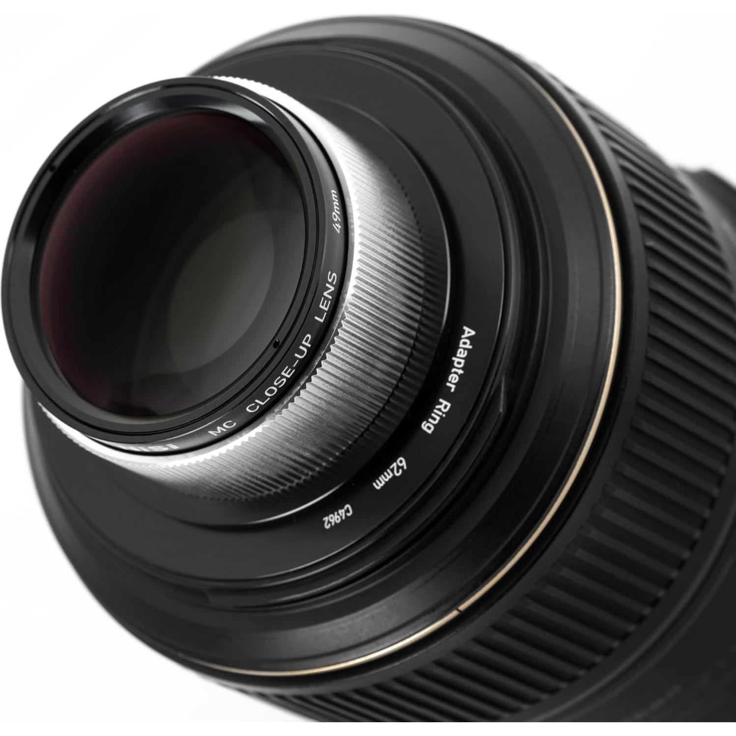 Kit de Lentes Macro NiSi 49mm con Filtro y Adaptadores