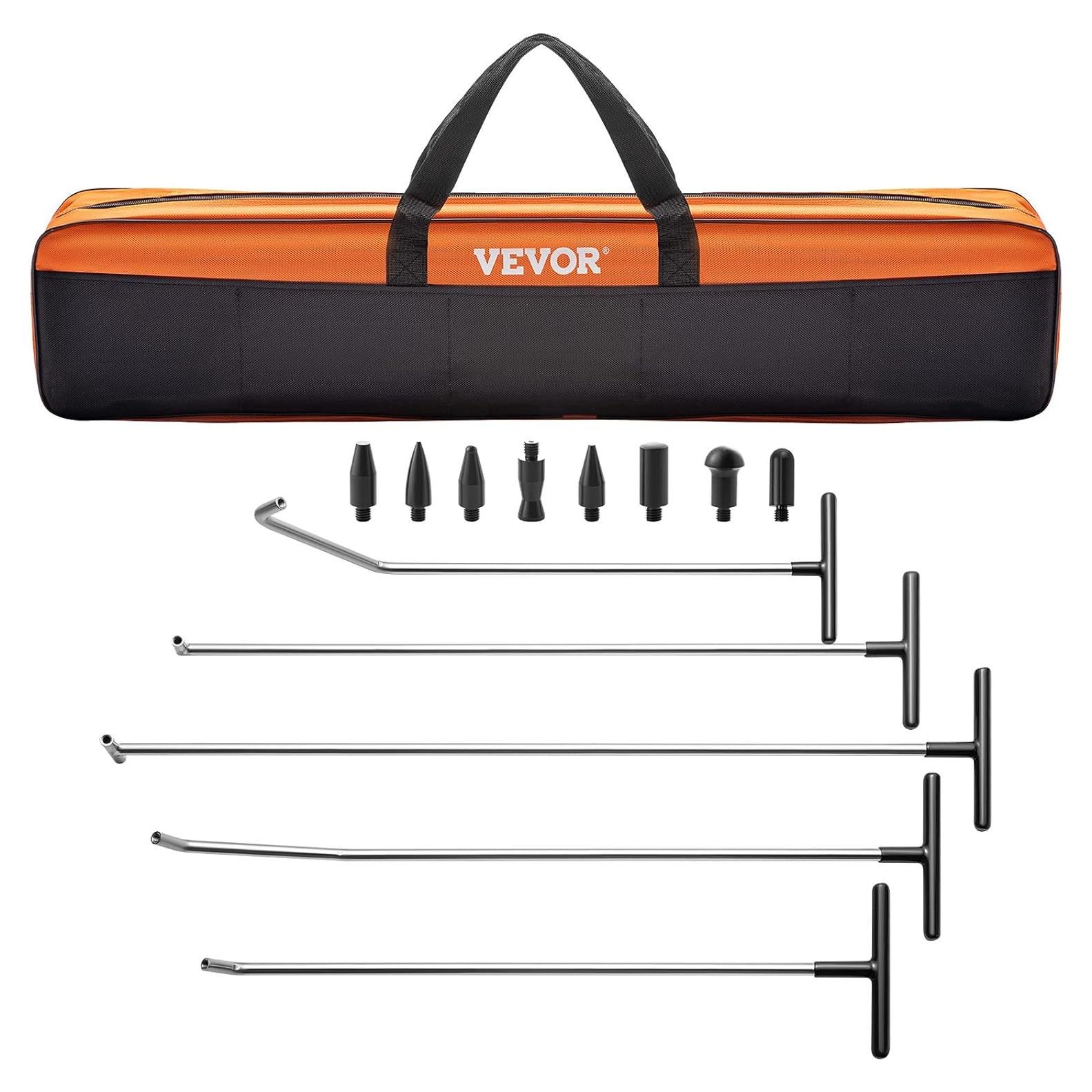 Kit de Eliminación de Abolladuras VEVOR 13 Piezas Acero Inoxidable
