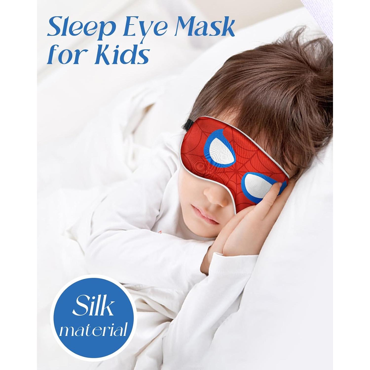 Máscara de Sueño Miss Adola para Niños - Seda Kawaii Ajustable