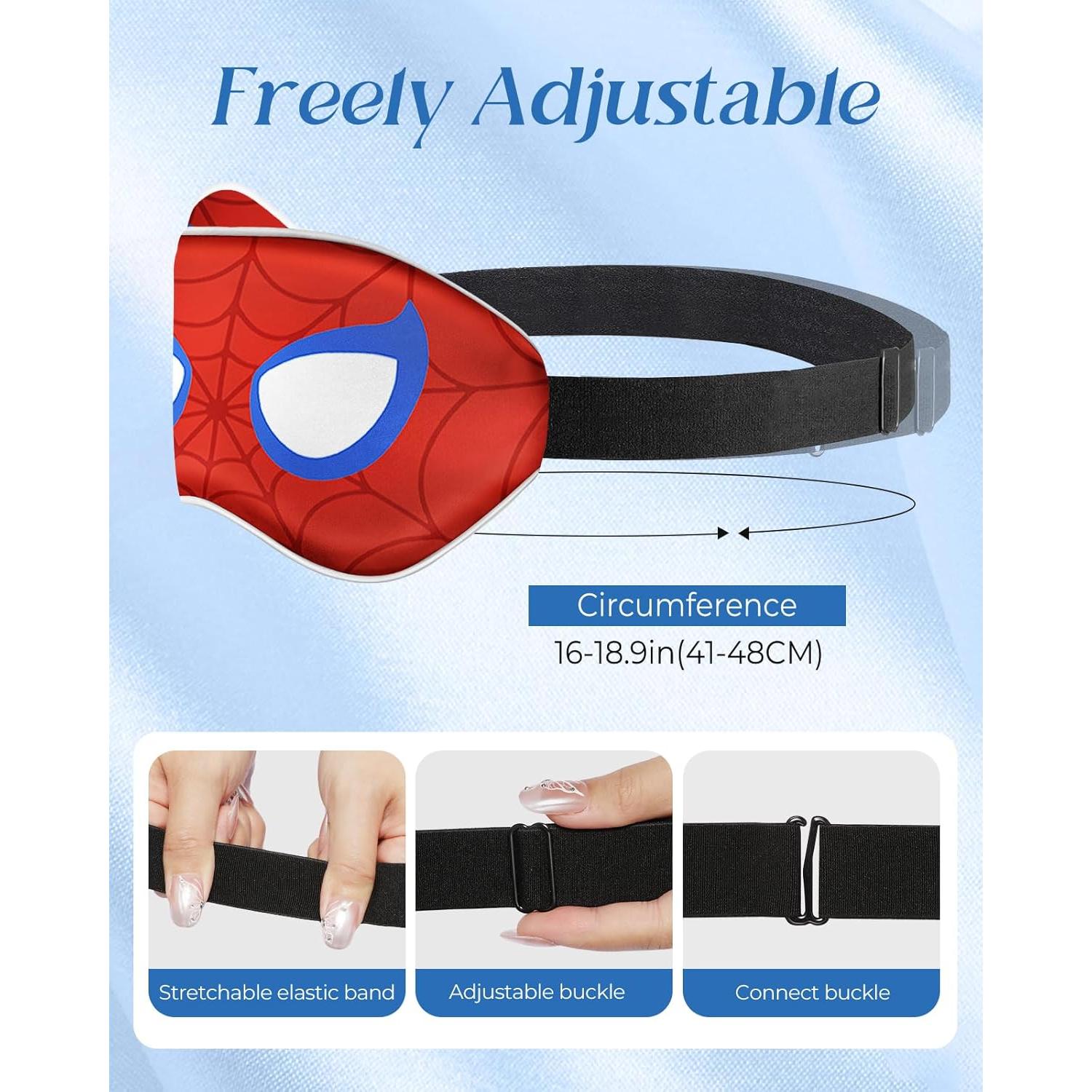 Máscara de Sueño Miss Adola para Niños - Seda Kawaii Ajustable