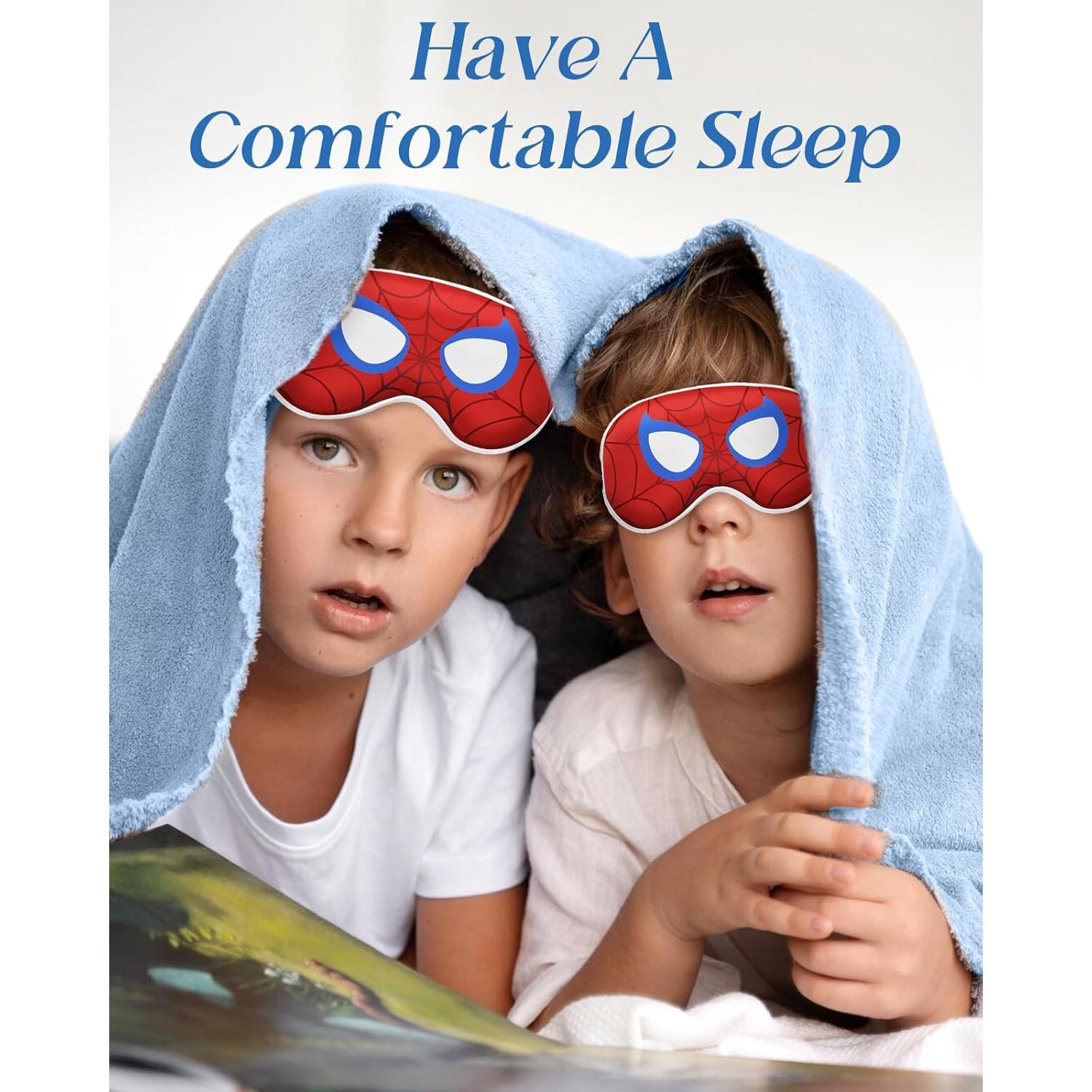 Máscara de Sueño Miss Adola para Niños - Seda Kawaii Ajustable