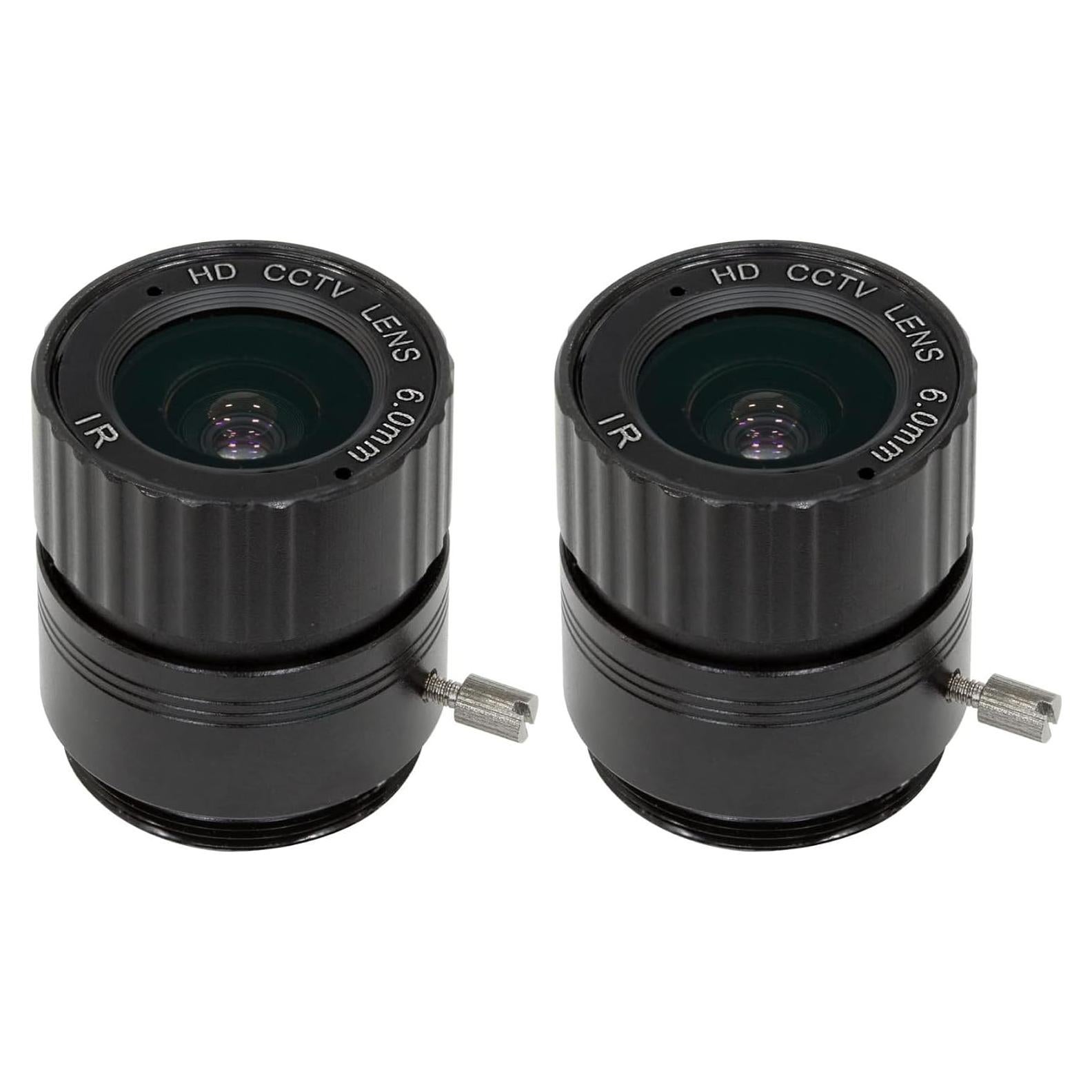Lente CS Arducam 6mm para Cámara HQ Raspberry Pi - Paquete de 2