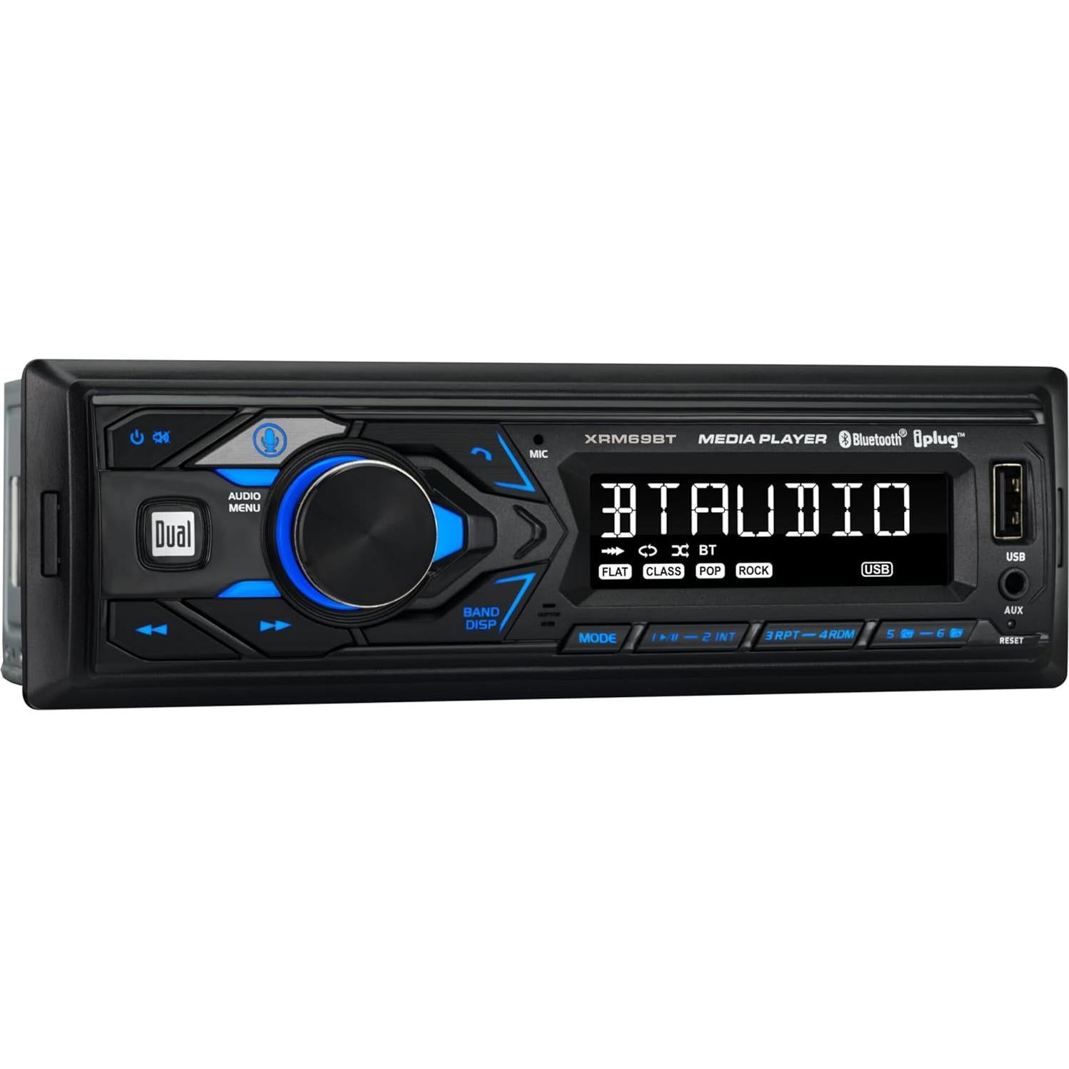 Estéreo de coche Dual XRM69BT con Bluetooth y pantalla LCD