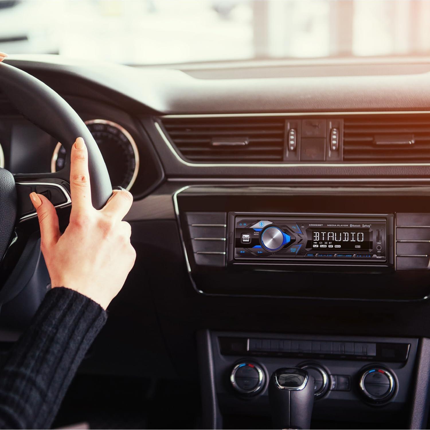 Estéreo de coche Dual XRM69BT con Bluetooth y pantalla LCD