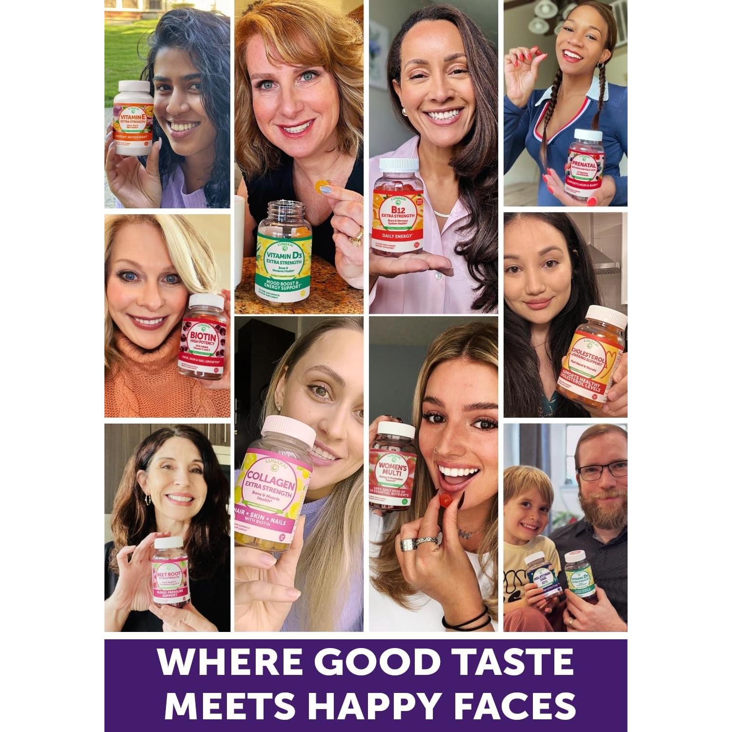 Gominolas de Melatonina para Niños Lunakai 1mg - Paquete de 3