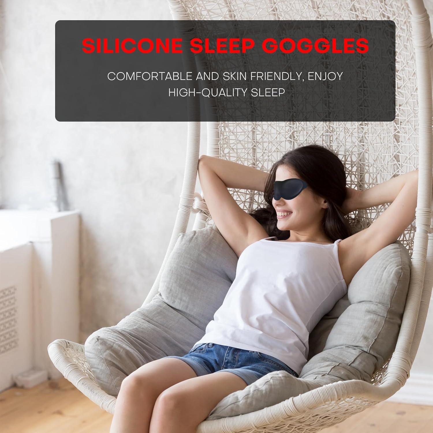 Gafas de Humedad CAISATEQ para Ojos Secos - Silicona Suave