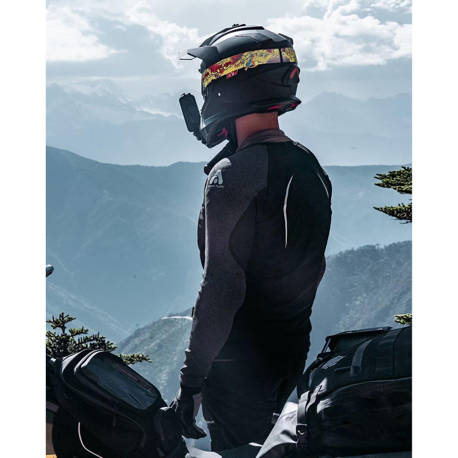 Casco Dual Sport ILM WS902 con Visera Solar y Pinlock - S