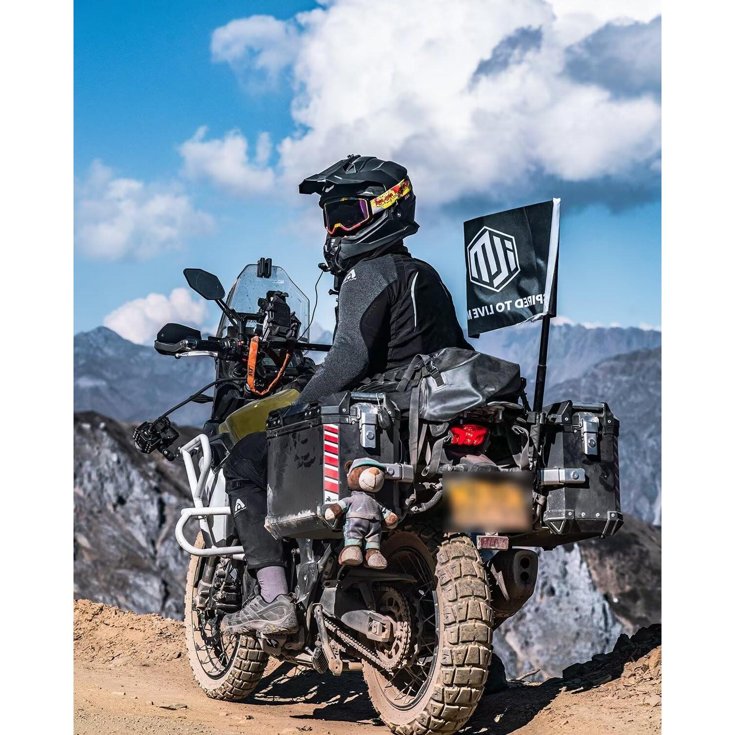 Casco Dual Sport ILM WS902 con Visera Solar y Pinlock - S