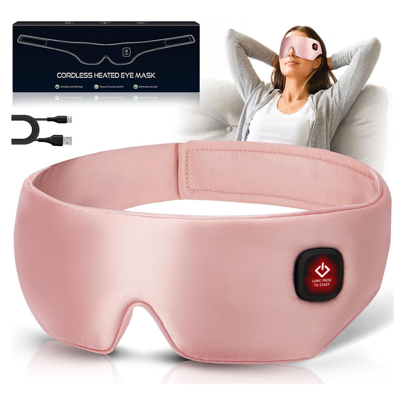 Máscara de Ojos Térmica Mutilplx Rosa Sin Cuerda