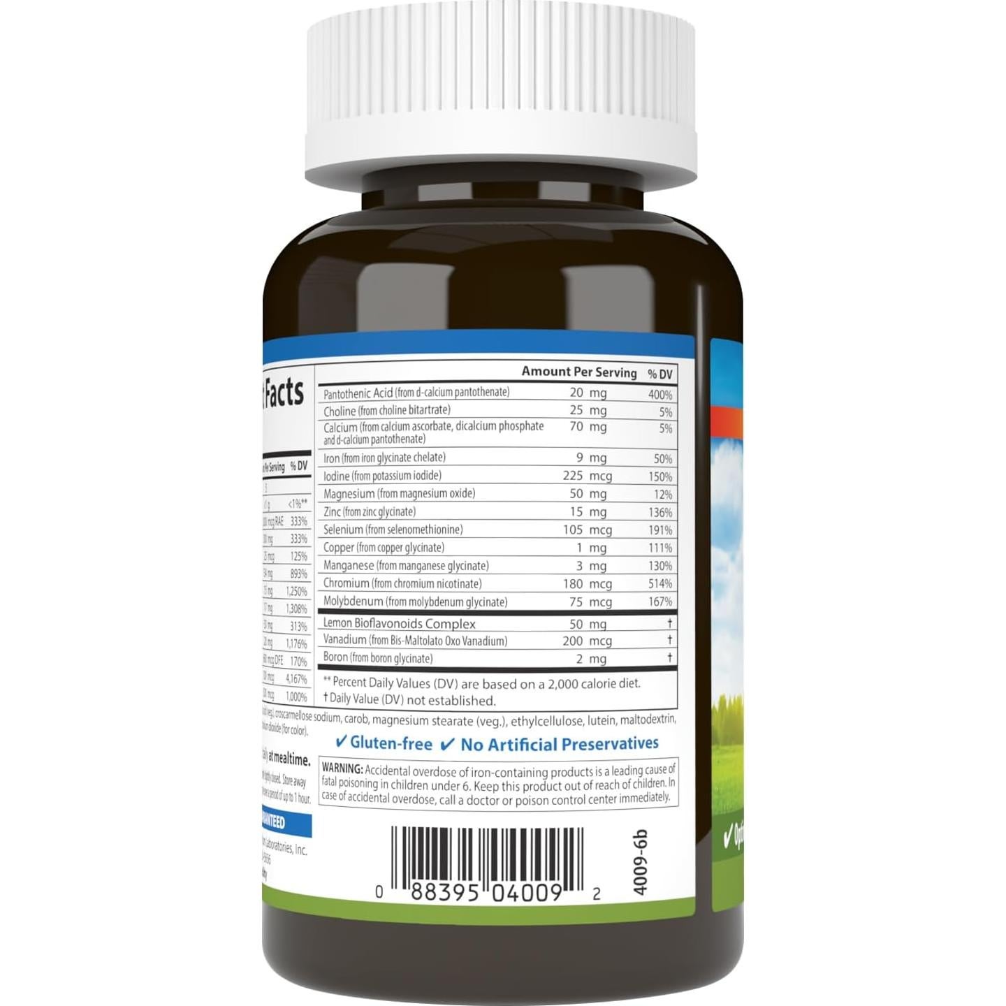 Carlson Super 1 Daily Multivitamínico Vegetariano 60 Tabletas