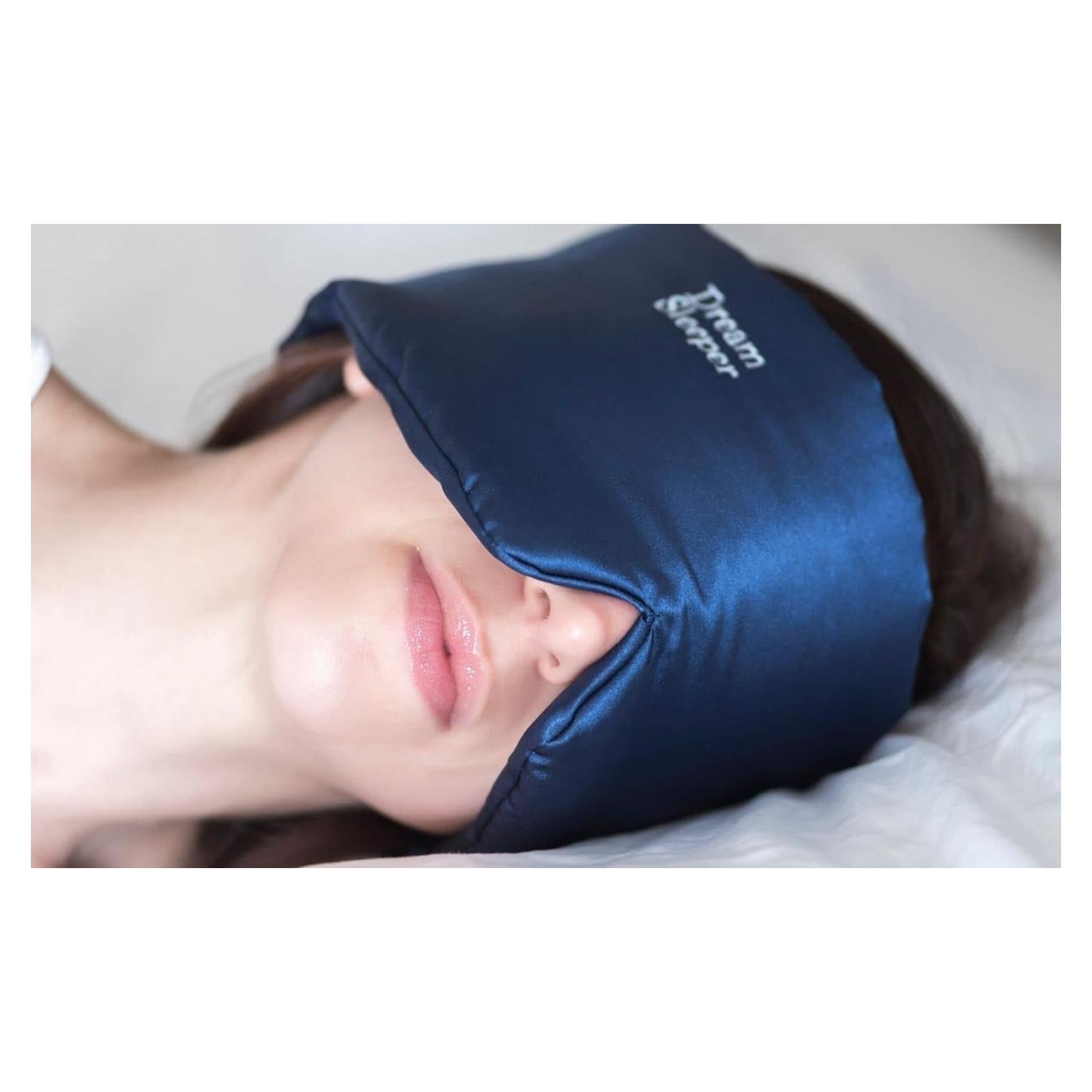 Mascarilla para Dormir Hipoalergénica Dream Sleeper - Seda Negra