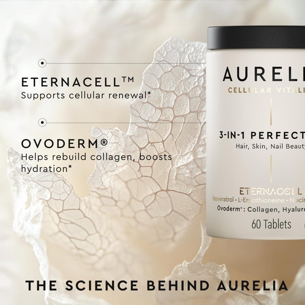 Suplemento Antienvejecimiento AURELIA Perfección 3-en-1 90g