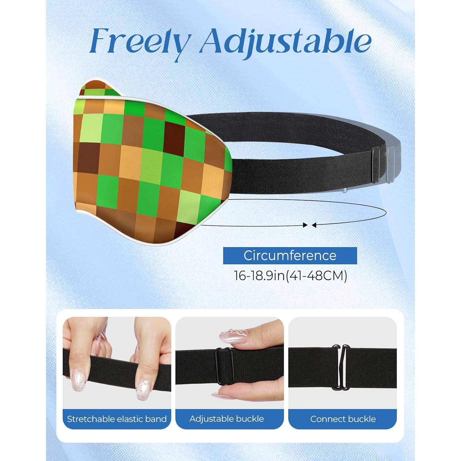 Máscara de Sueño Niños Miss Adola Kawaii Suave Ajustable