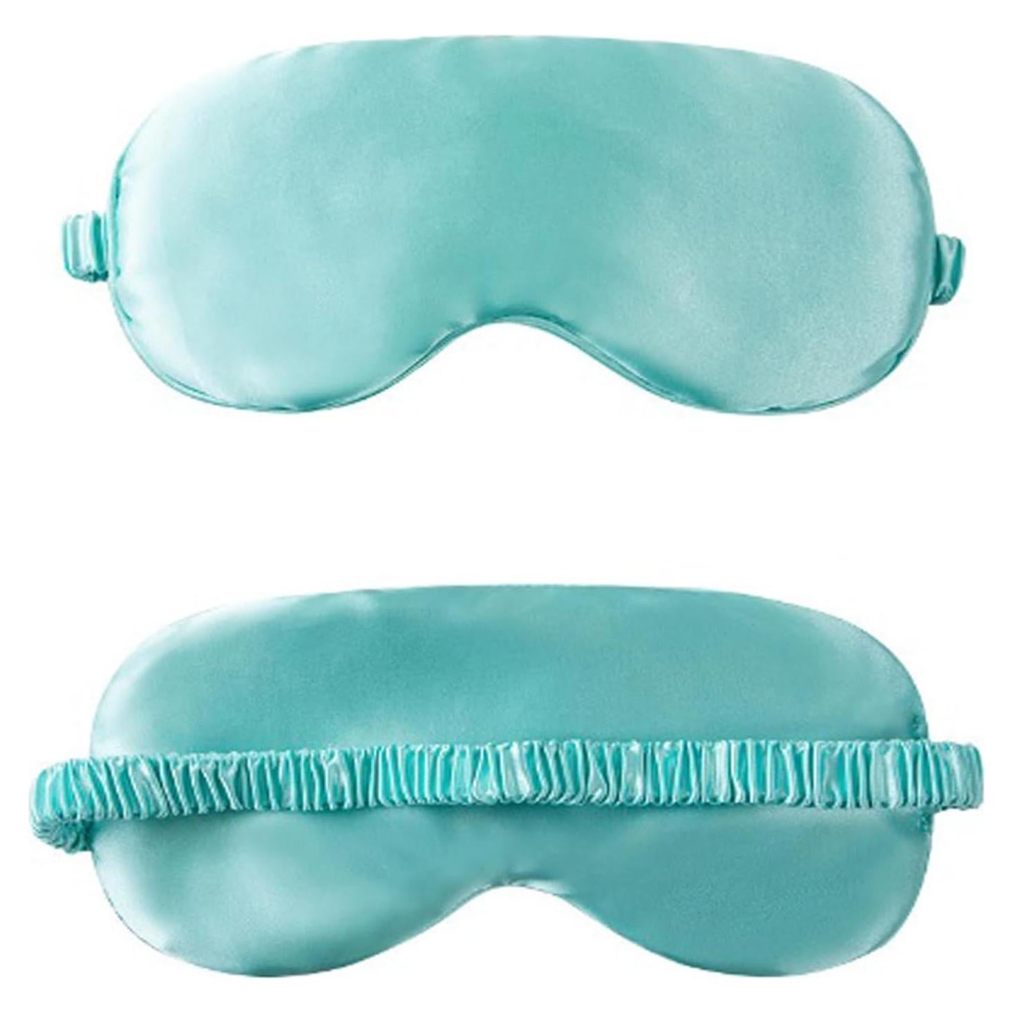 Máscara para dormir de seda LMGERBUD suave y ligera