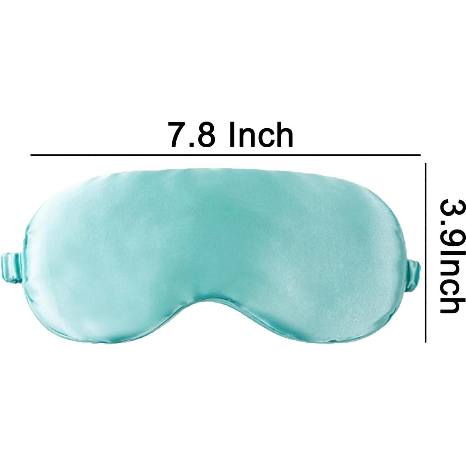 Máscara para dormir de seda LMGERBUD suave y ligera