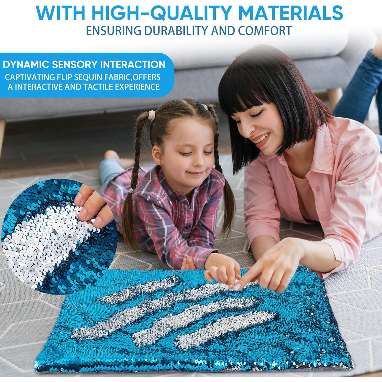 Almohadilla de Peso 5lbs Hugsmiling 45.72x55.88cm Azul Plata