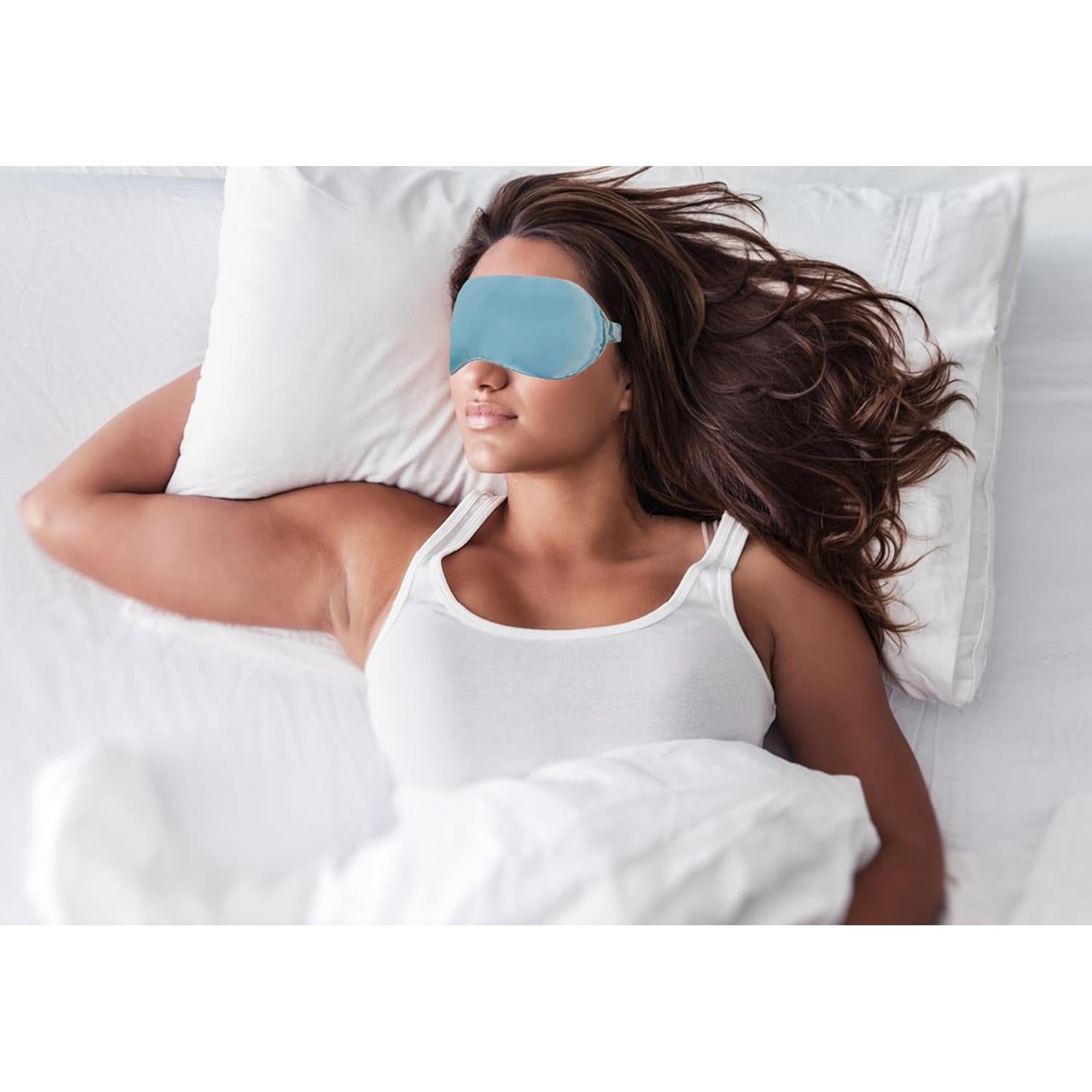 Máscara de Ojos LMGERBUD119 Suave y Ligera para Dormir