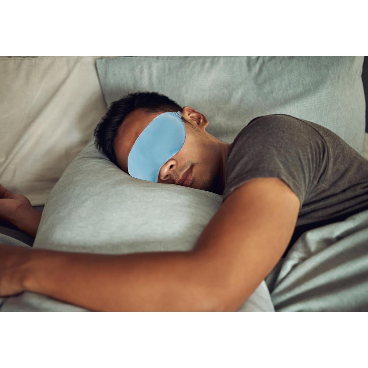 Máscara de Ojos LMGERBUD119 Suave y Ligera para Dormir