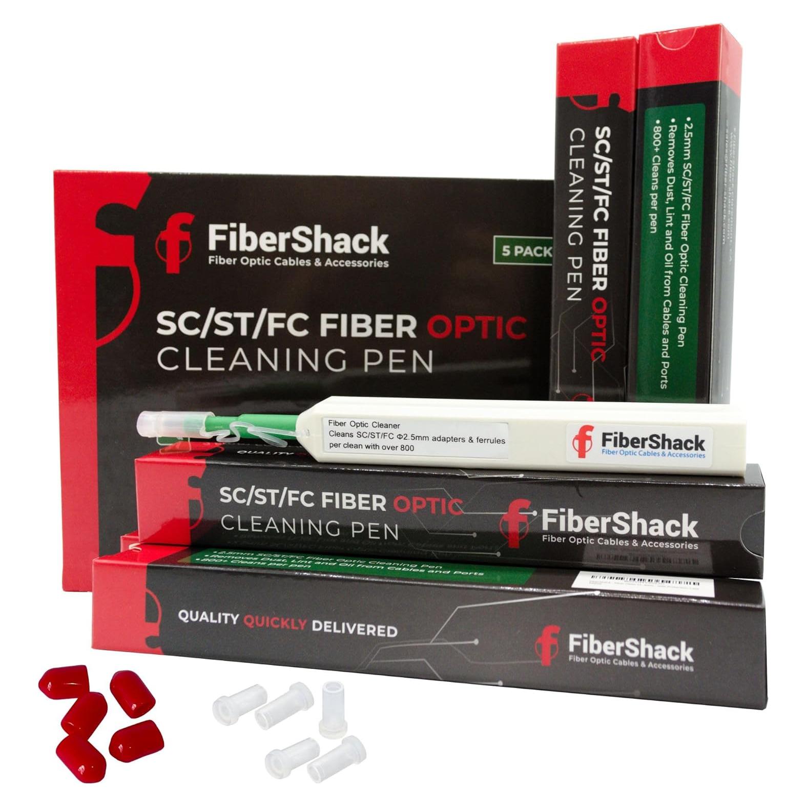 Bolígrafo Limpiador de Fibra Óptica FiberShack SC/ST - 5 Pack