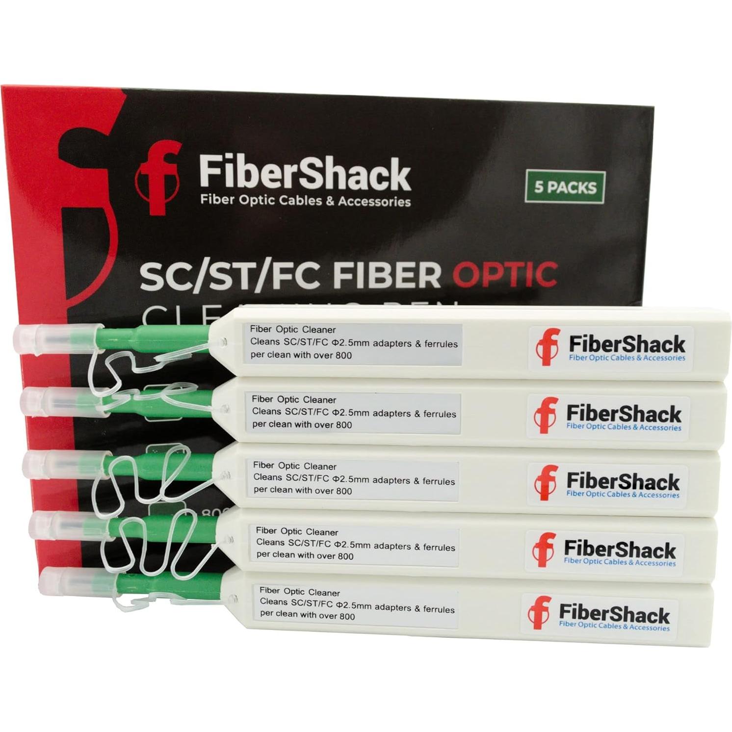 Bolígrafo Limpiador de Fibra Óptica FiberShack SC/ST - 5 Pack