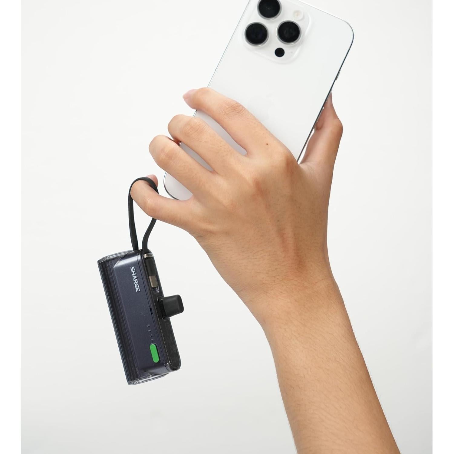 Power Bank Sharge Flow Mini 2 5000mAh Carga Rápida 22.5W