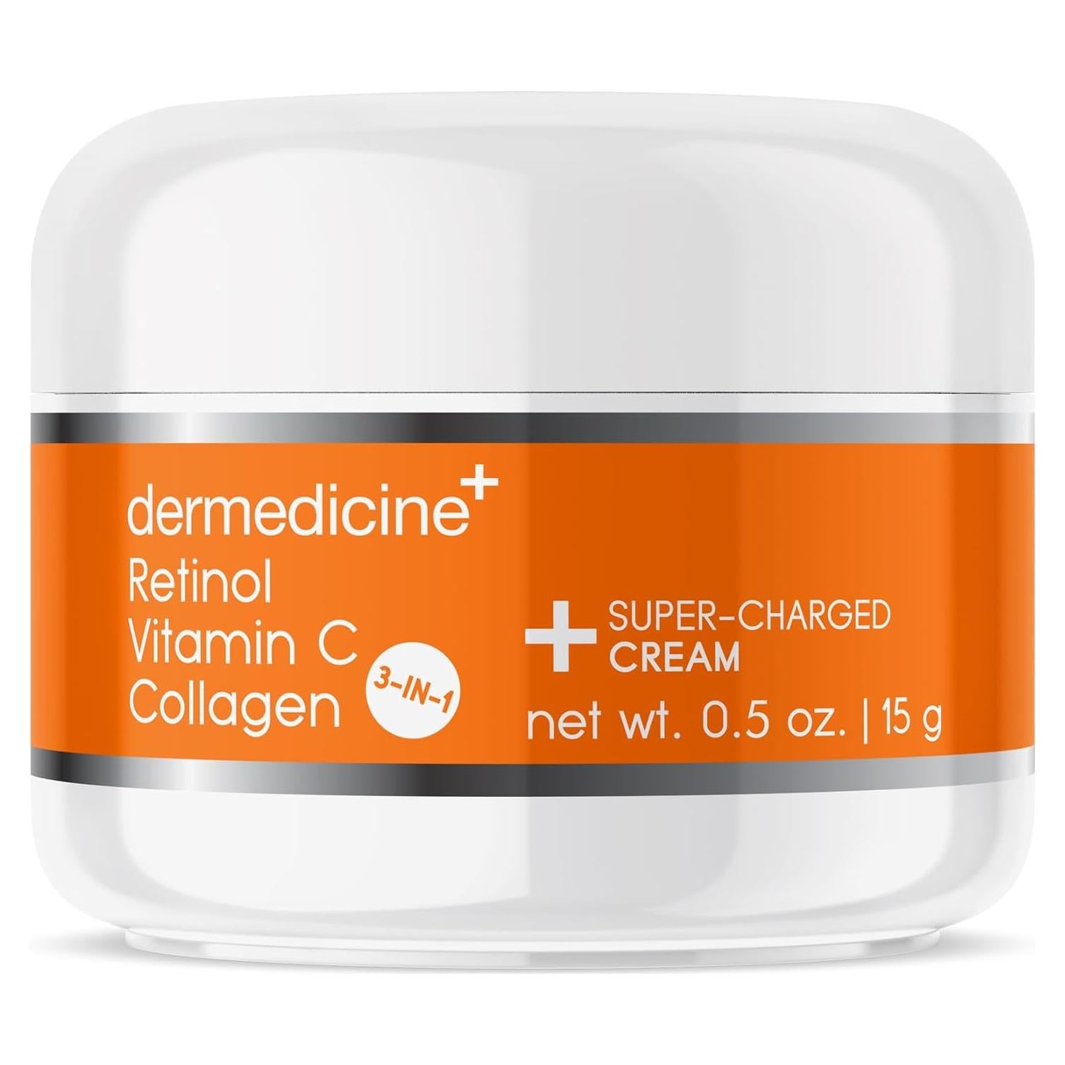 Crema Anti-Envejecimiento Dermedicine 14.79 ml - Retinol, Vitamina C y Colágeno