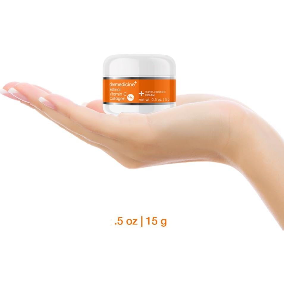 Crema Anti-Envejecimiento Dermedicine 14.79 ml - Retinol, Vitamina C y Colágeno