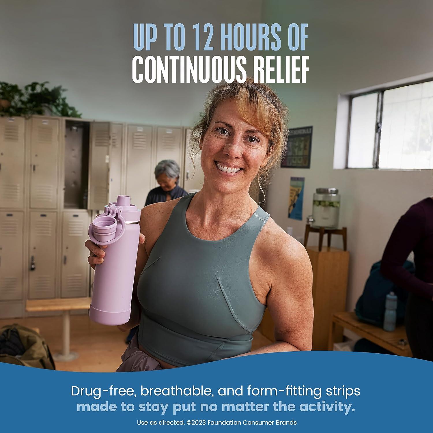 Tiras Nasales Breathe Right Grande 30ct Alivio Congestión