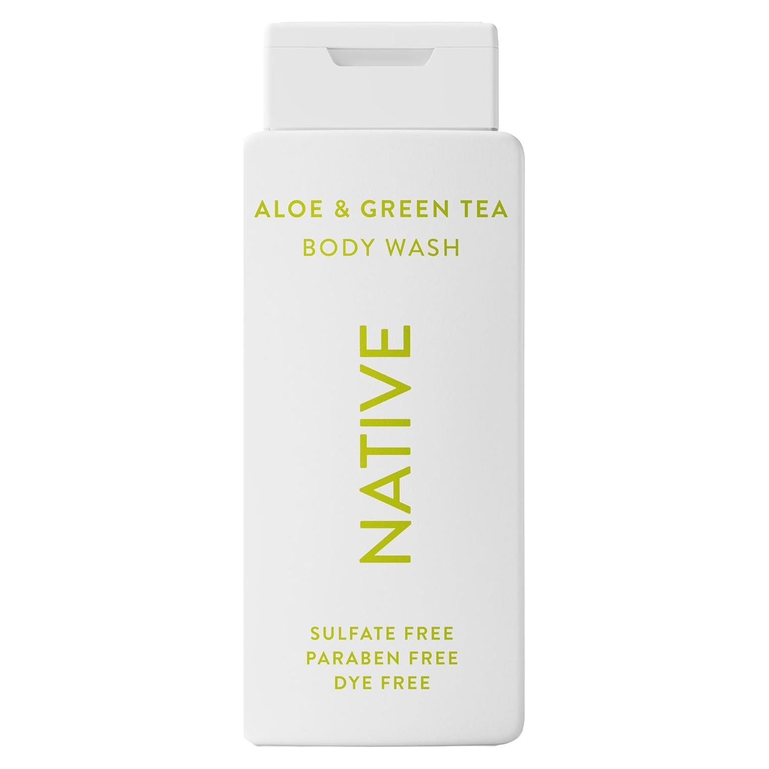 Gel de Ducha Native Aloe y Té Verde 532 ml - Hidratante y Natural