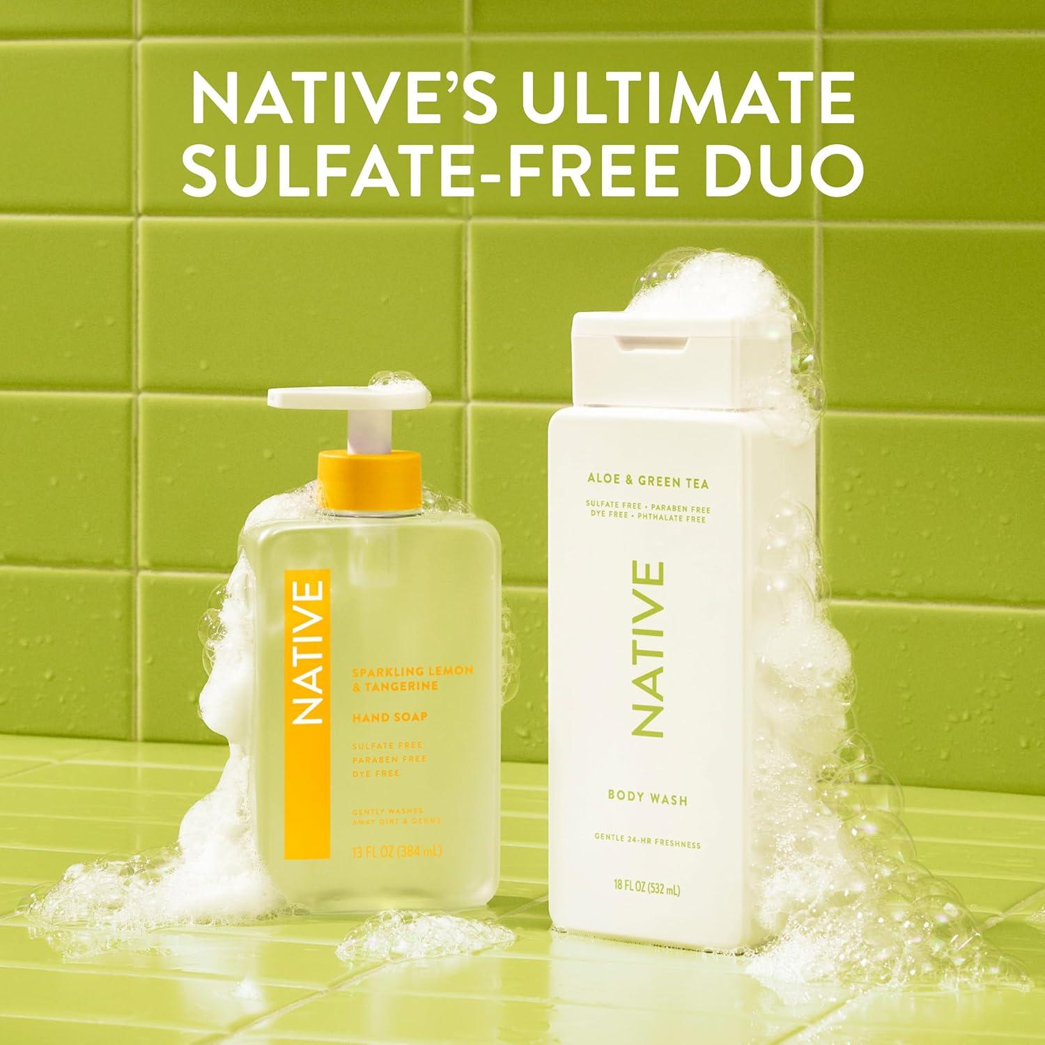 Gel de Ducha Native Aloe y Té Verde 532 ml - Hidratante y Natural