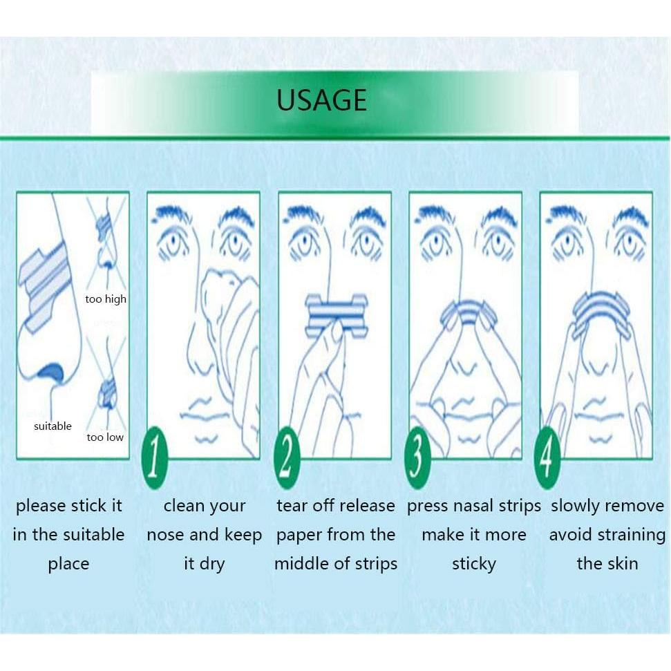 200 Tiras Nasales Anti Ronquido Oral Dentistry 66x19mm