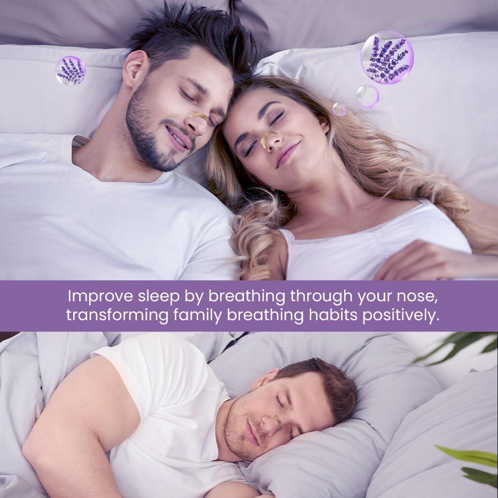 Tiras Nasales Massner Lavanda 100 Unidades Alivio Ronquidos