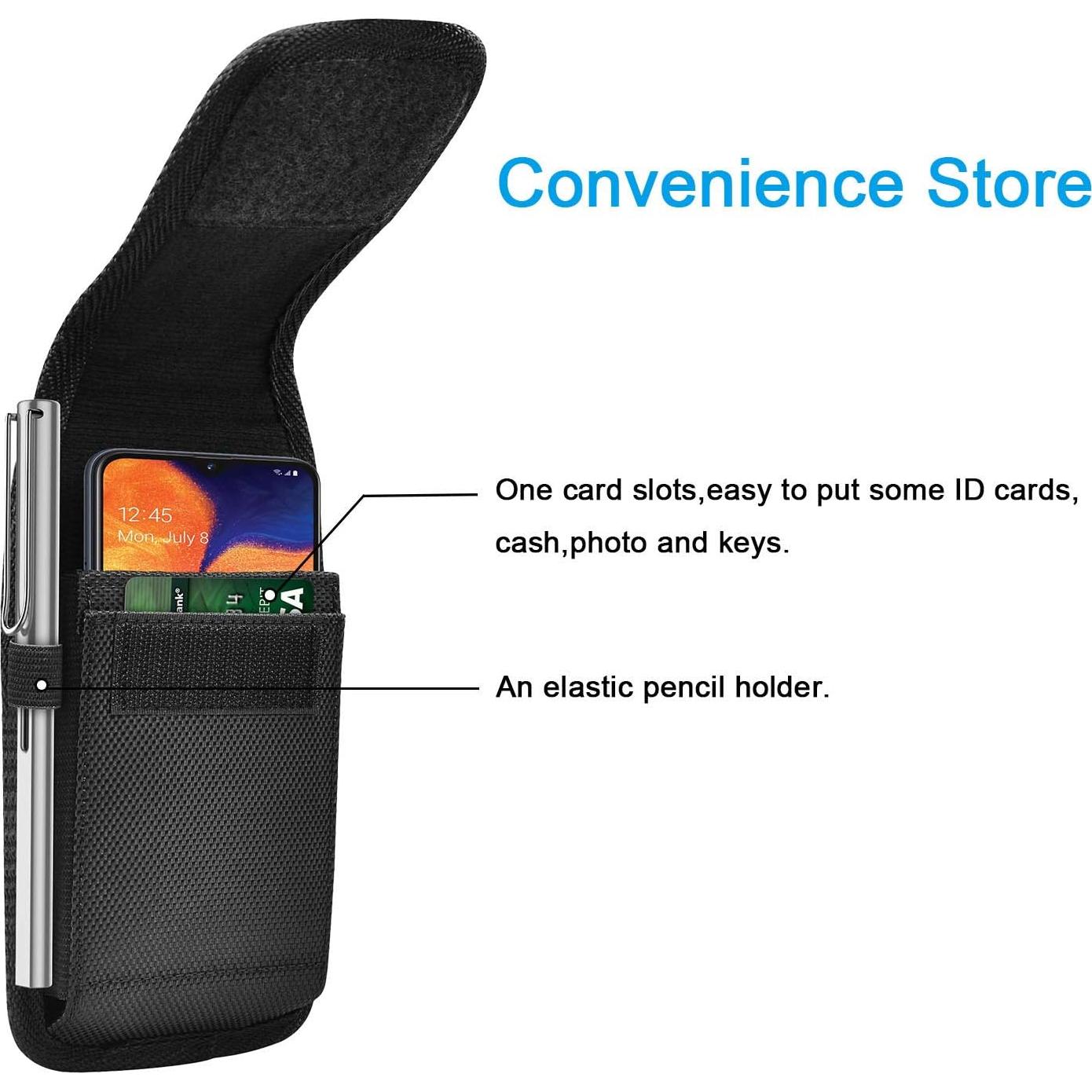 Funda de Teléfono Tiflook Nylon para Samsung Galaxy Negra