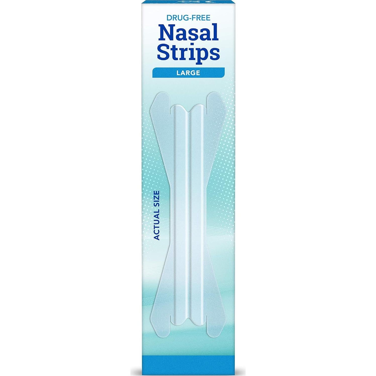 Tiras Nasales Transparentes ASO Corp 30 ct Alivio Congestión