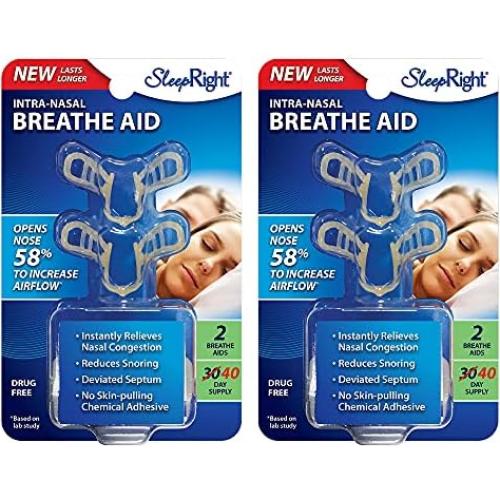 Dilatador Nasal SleepRight 2 Unidades Reductor de Ronquidos
