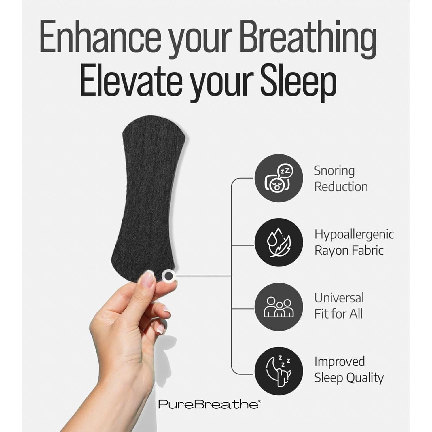 Tiras Nasales PureBreathe - Paquete de 30 Unidades