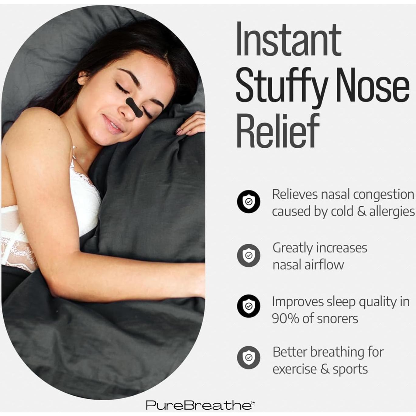 Tiras Nasales PureBreathe - Paquete de 30 Unidades