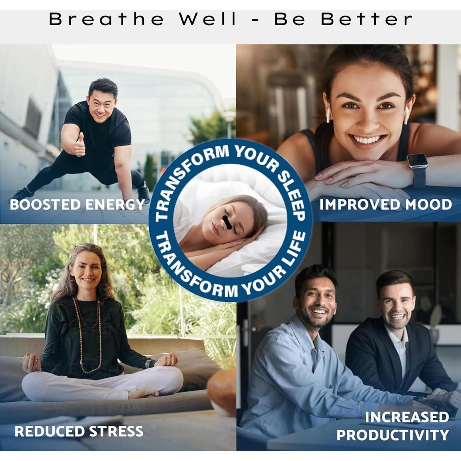 Tiras Nasales PureBreathe - Paquete de 30 Unidades