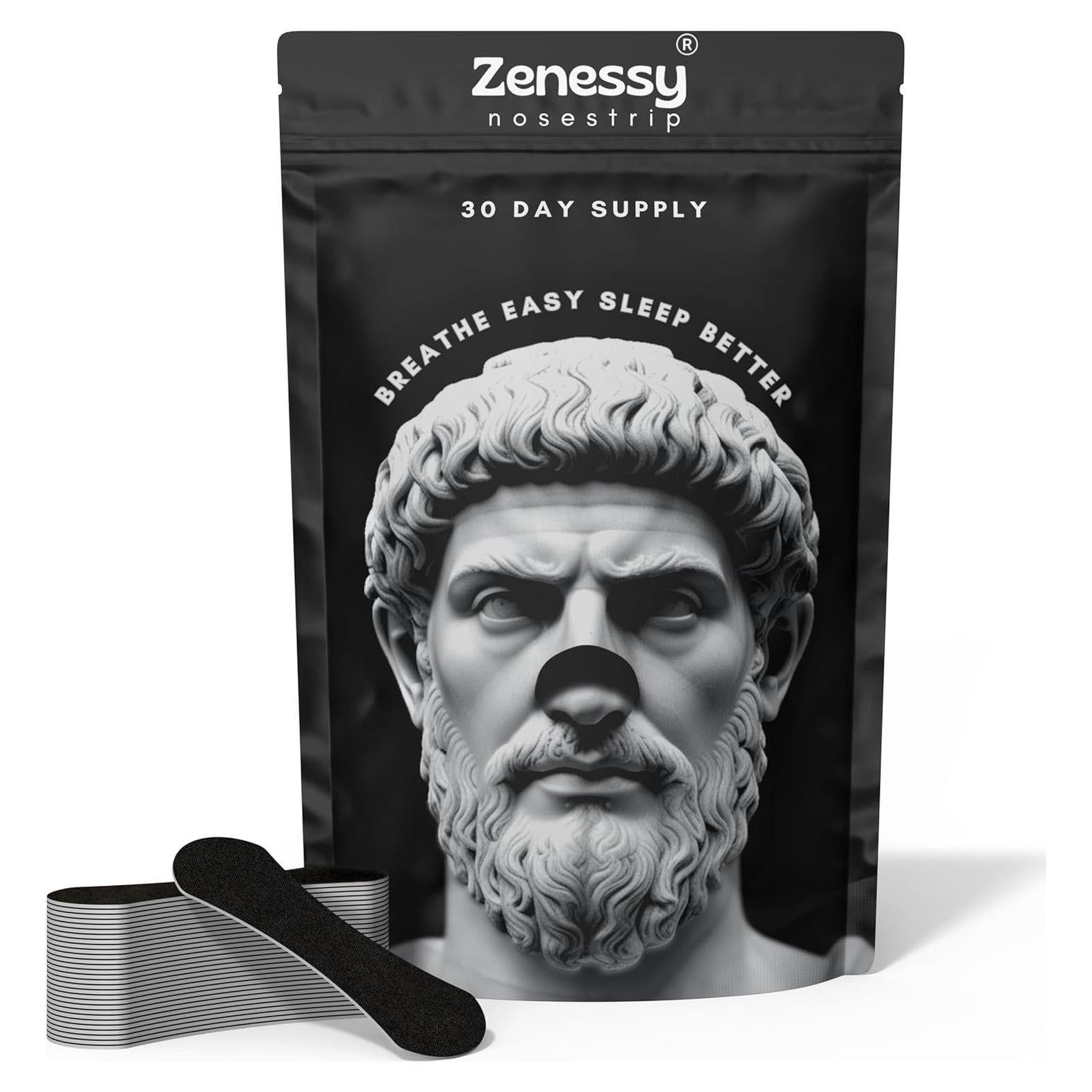 Tiras Nasales Zenessy - Fuerza Extra Anti-Ronquidos 30 Pzas